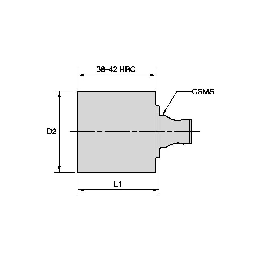 KM20BN4040 KM20 Blank 40 x 40MM