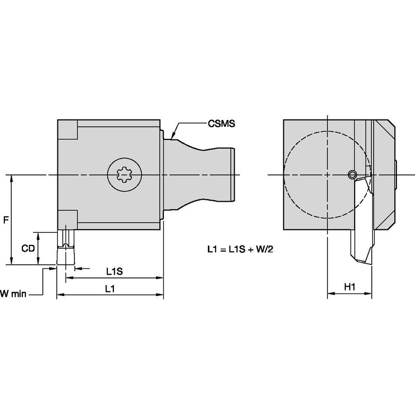 KM25A4ENN050930 KM25 A4 Radial Ssc 5 Grooving