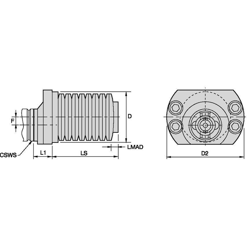 KM32NCADS16T KM32 NCA Axial Clamping Unit
