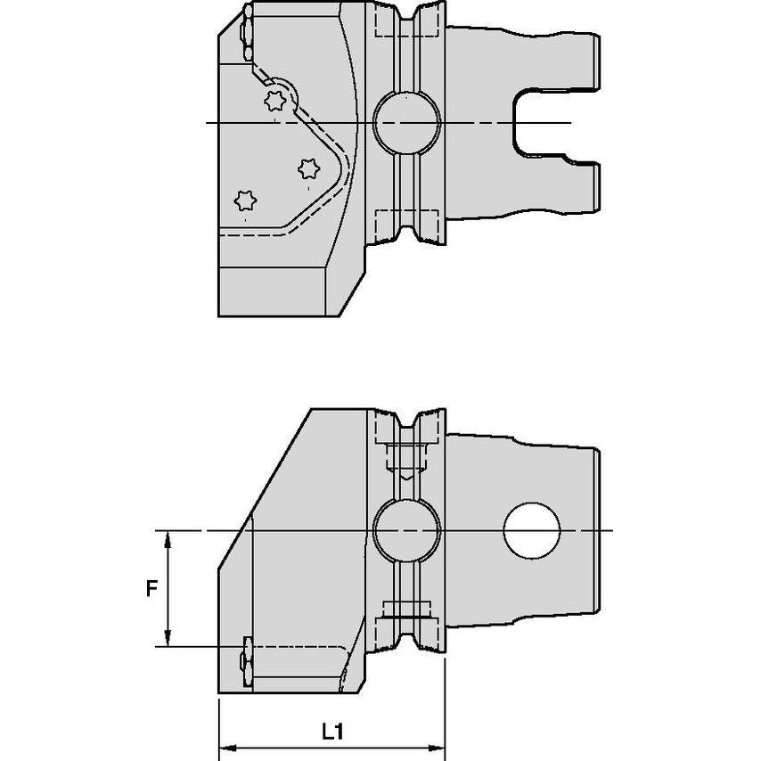 KM40TSKGMSR50C KM40TS B.E. Axial Modular Groo