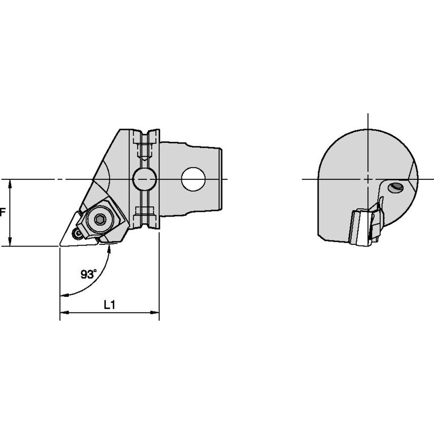KM40TSWTJNR16 KM40TS Wedge-Lock 93 RH TN..16