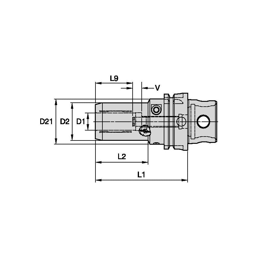 KM4X100HC08085m KM4X100 Hydraulic Chuck HP 8X