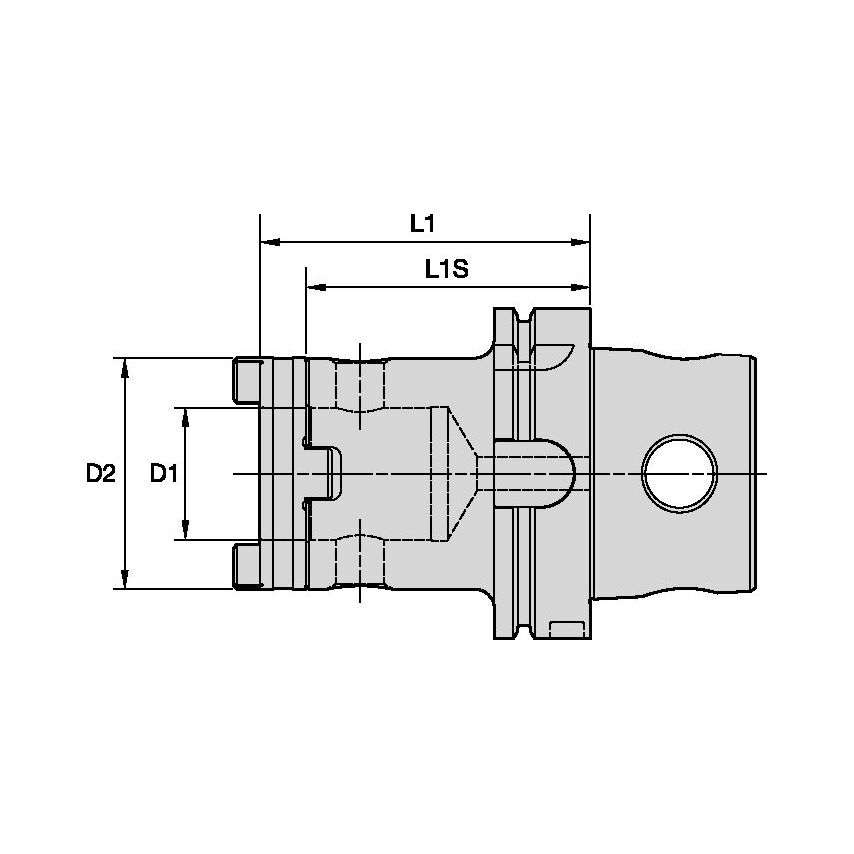 KM4X100HTS40085M KM4X100 Drill Adapter HTS40 X