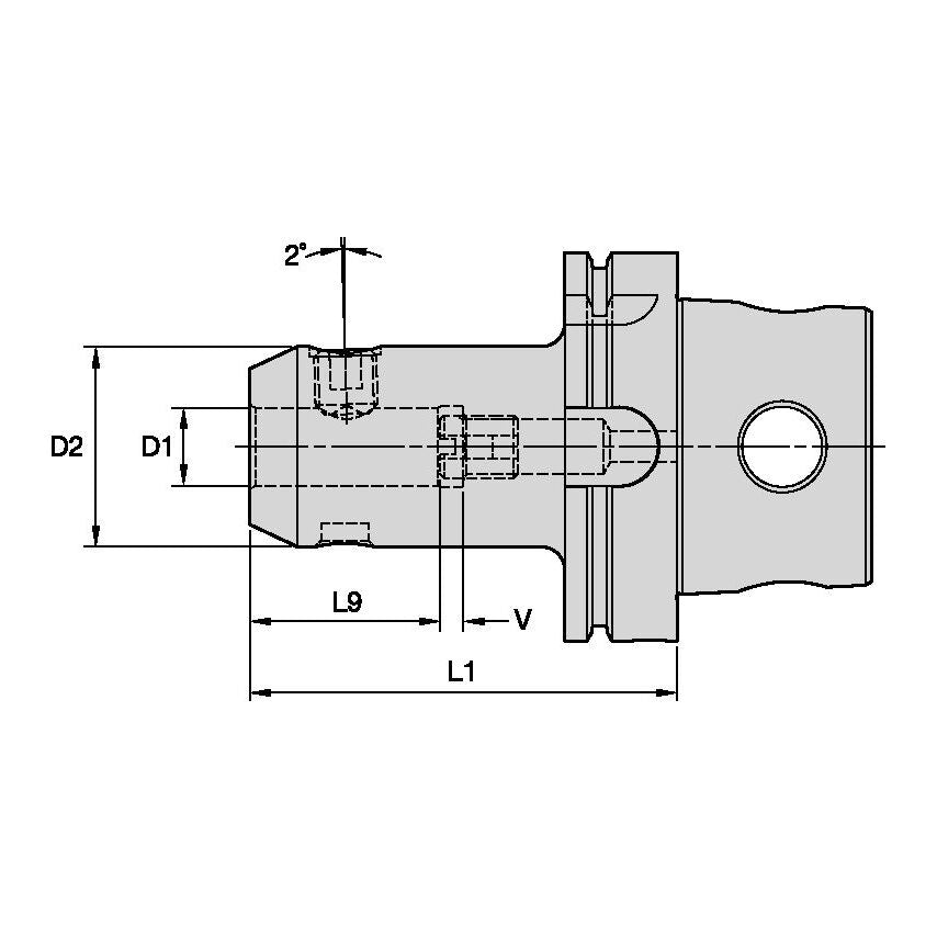 KM4X100WN18100m KM4X100 Whistle Notch Adapter