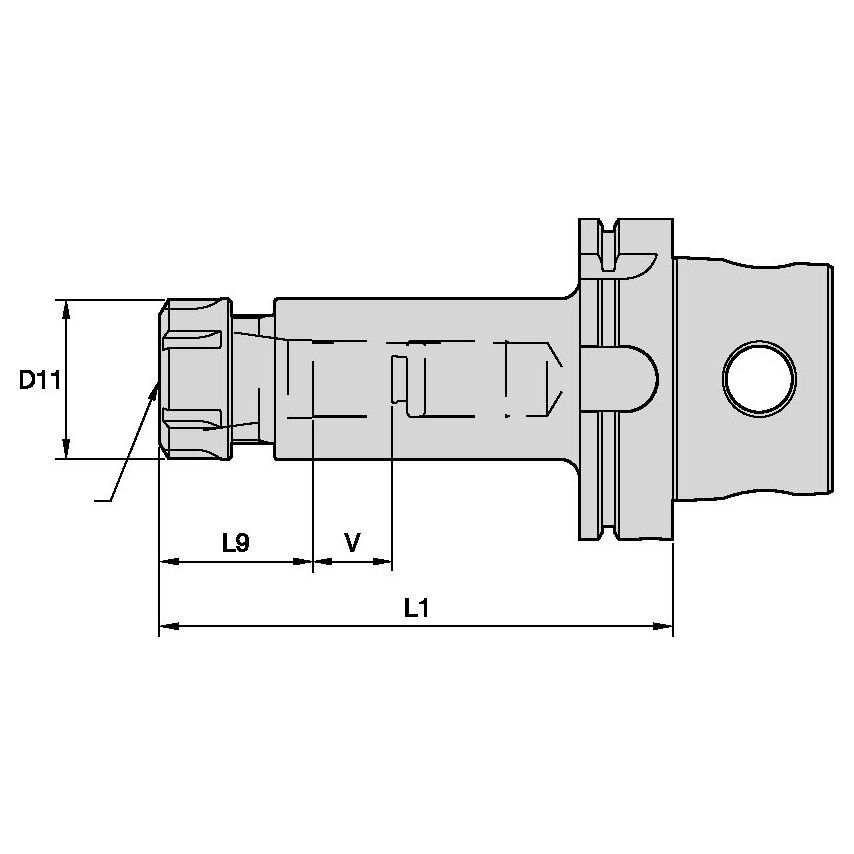 KM4X63ER16100m KM4X63-ER16 Collet Chuck Round