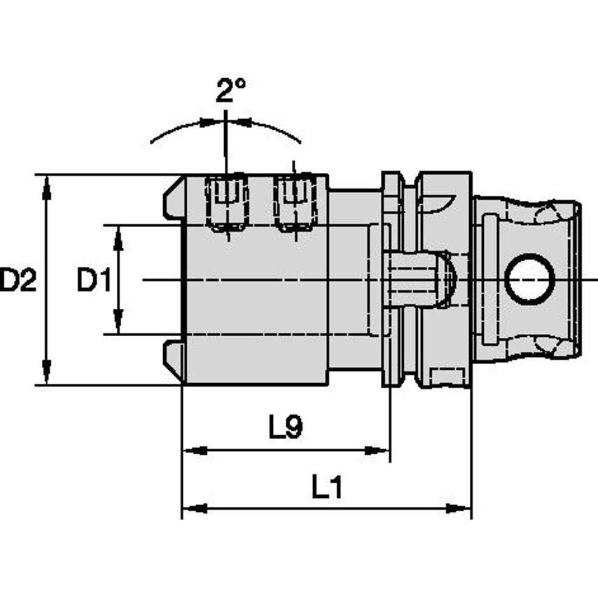 KM4X63WD32085M KM4X63 Drill Adapter 32 x 85M