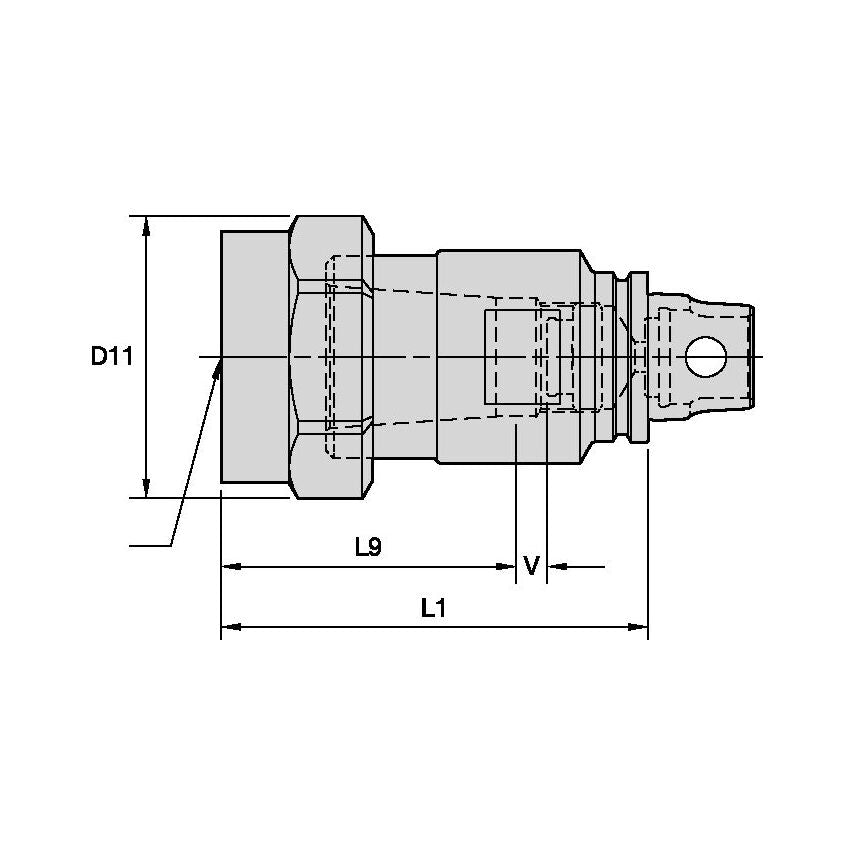KM50TGB100417 KM50T Modular Tool Holders - Inch