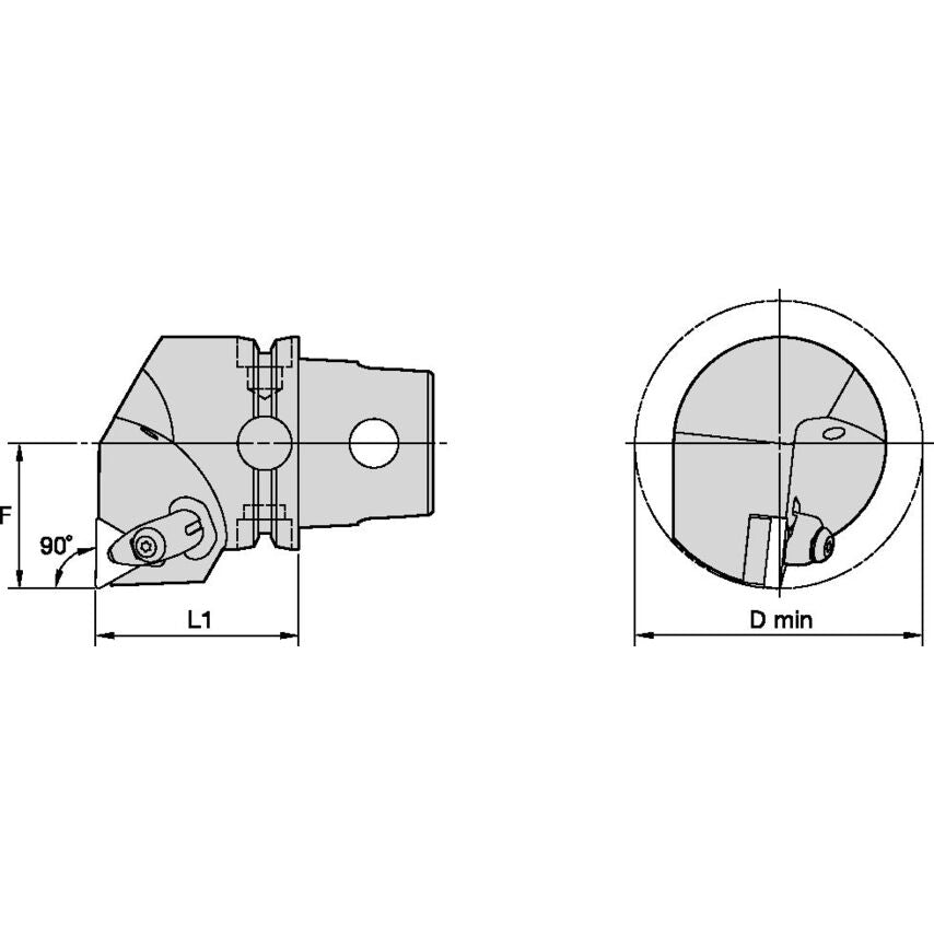 KM50TSDTFNL22KC04055M KM50TS Kenclamp 90 LH TN..22