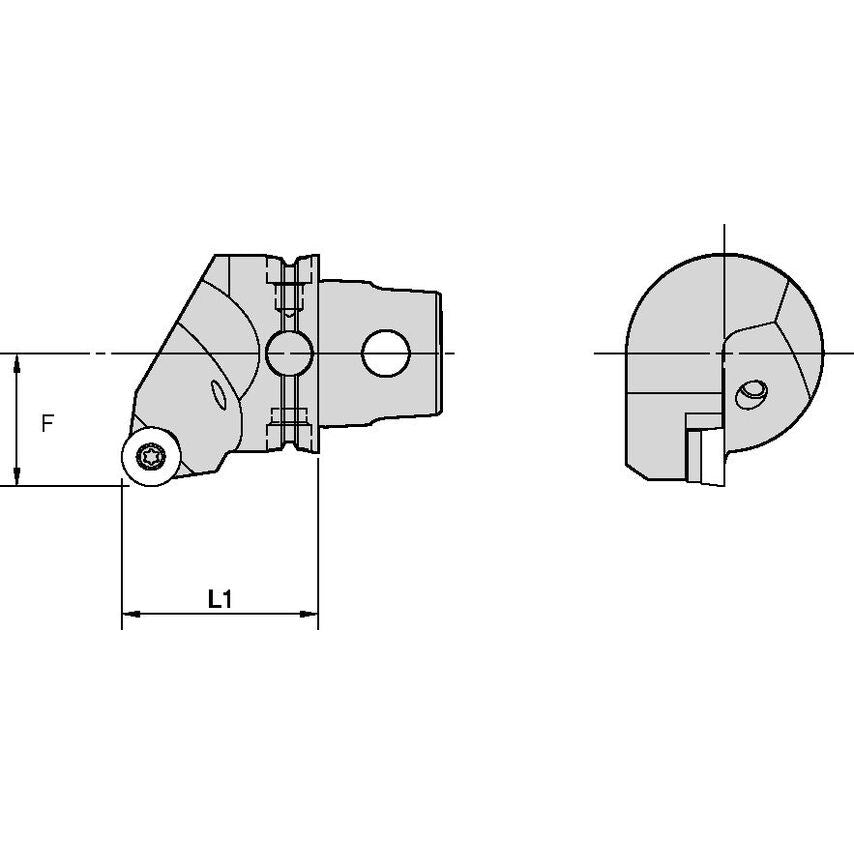KM50TSSRGCR12 KM50TS Screw 90 RH RC..12