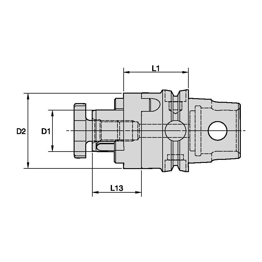 KM63TSCS40050M KM63TS Shell Mill Adapter 40