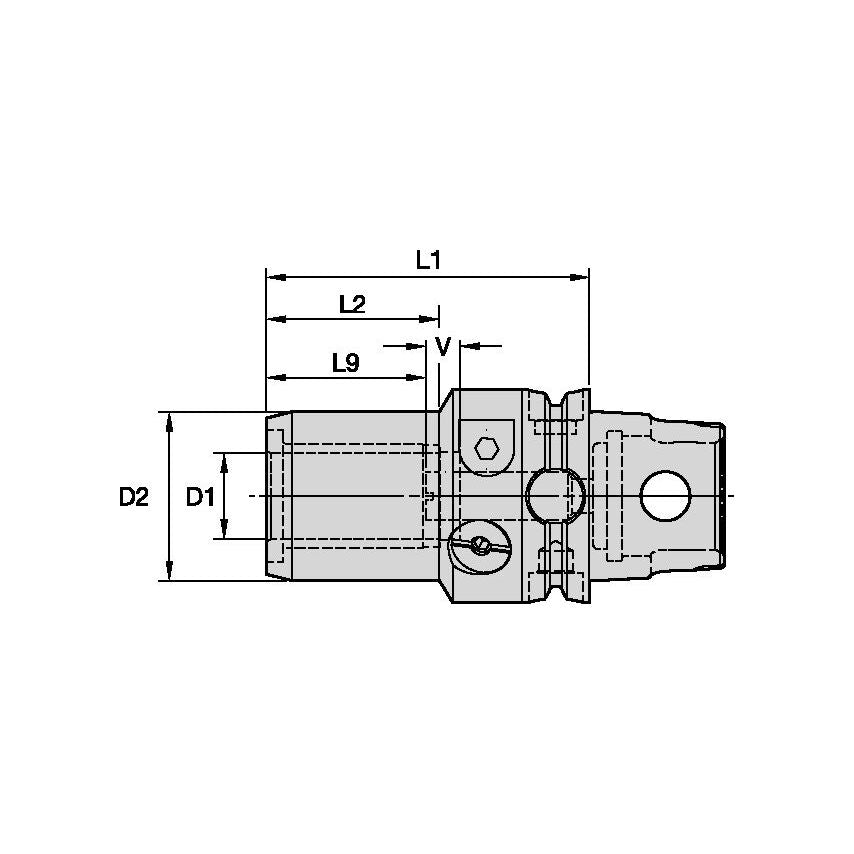 KM63TSHC10075m KM63TS Hydraulic Chuck HP 10 x 75