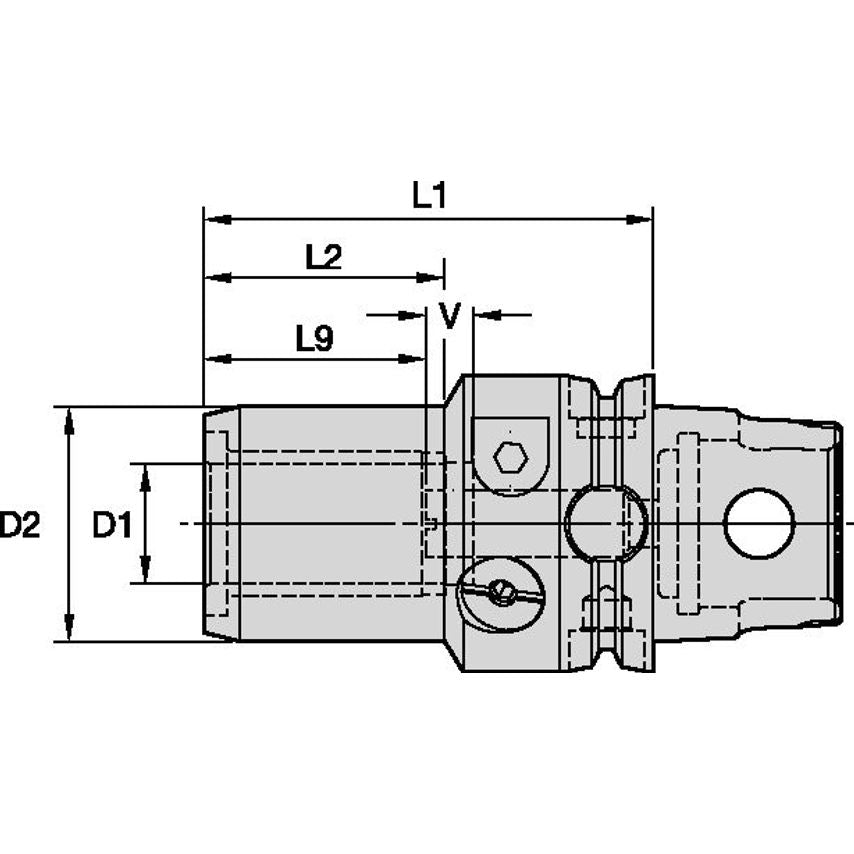 KM63TSHC12080m KM63TS Hydraulic Chuck HP 12 x 80