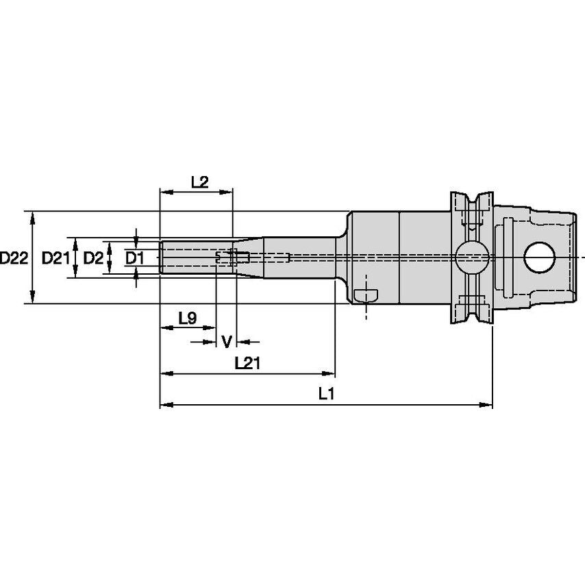 KM63TSHCSLT06160m KM63TS Hydraulic Chuck Slim Line 6