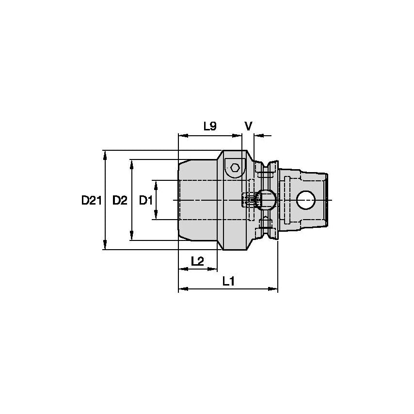 KM63TSHCTHT125315km63TS HydroForce Chuck 1-1/4