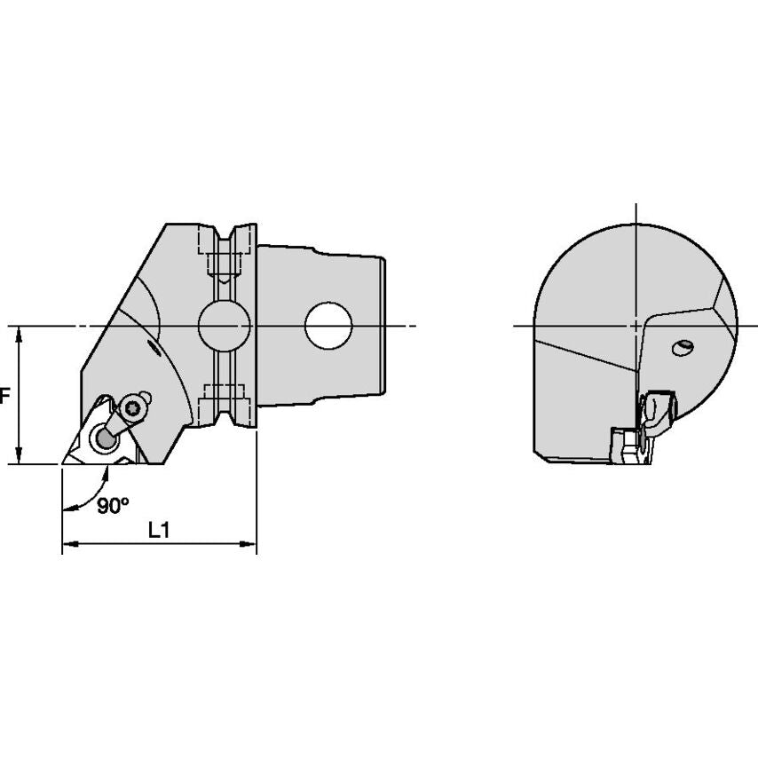 KM63TSLSSR22 KM63TS Laydown Threading 90 R