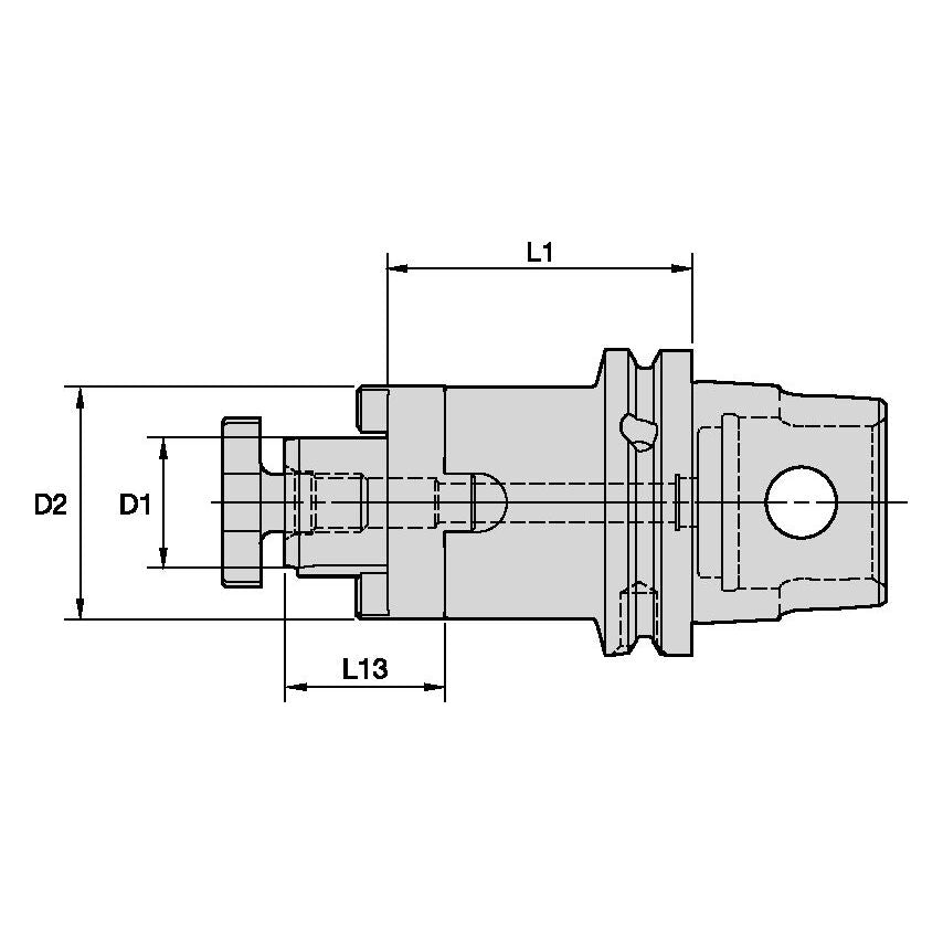 KM63XMZCS27110Y KM63XMZ Shell Mill Adapter 27