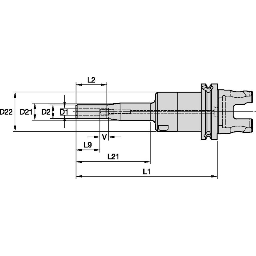 KM63XMZHCSLT08160MY KM63TS Hydraulic Chuck Slim Line X