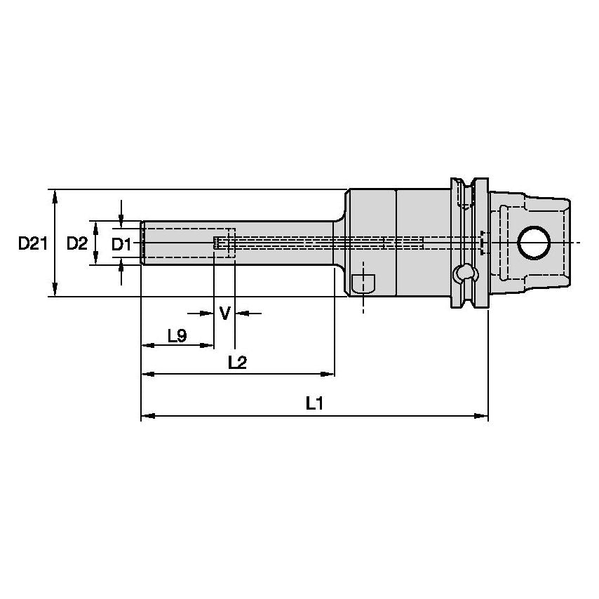 KM63XMZHCSLT10160MY KM63TS Hydraulic Chuck Slim Line X