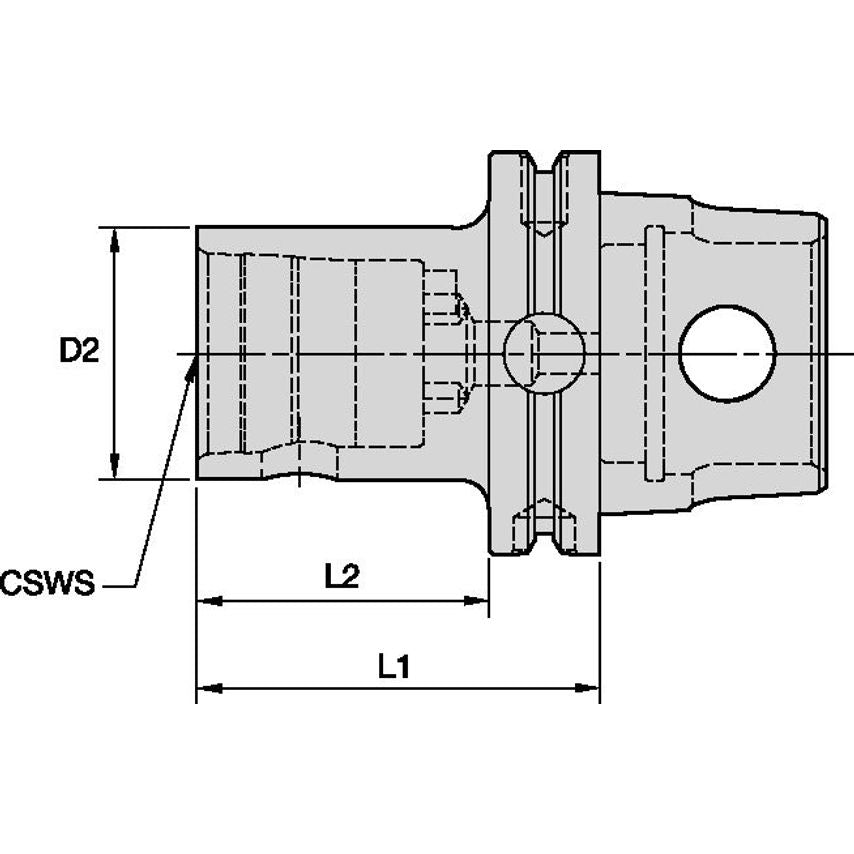 KM80ATCS4060km80ATC to KM40 Adapter 60mm