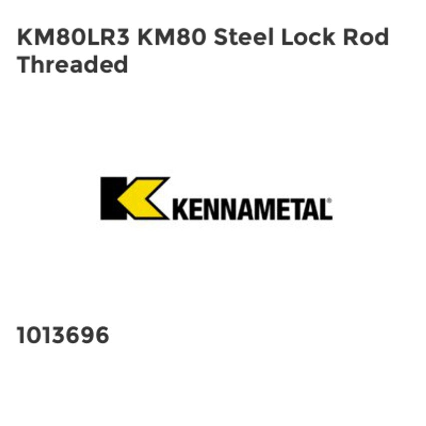 KM80LR3 KM80 Steel Lock Rod Threaded
