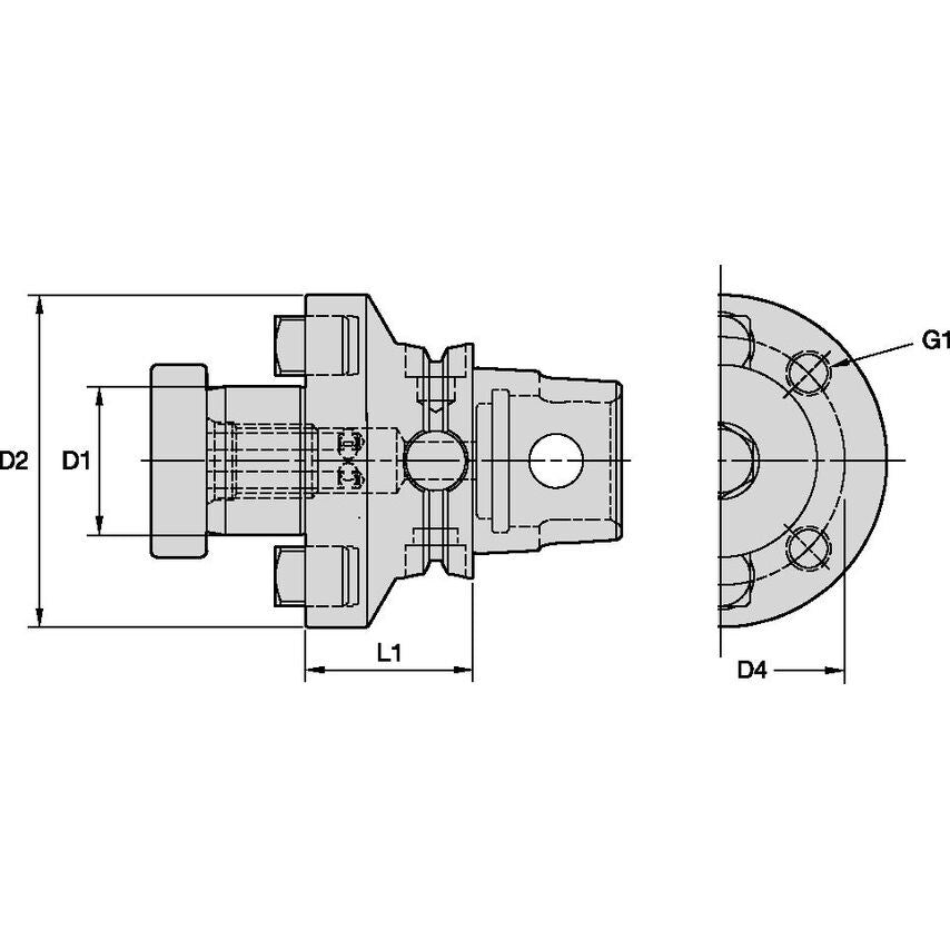 KM80TSSMC250225 KM80TS Shell Mill Adapter 2-1