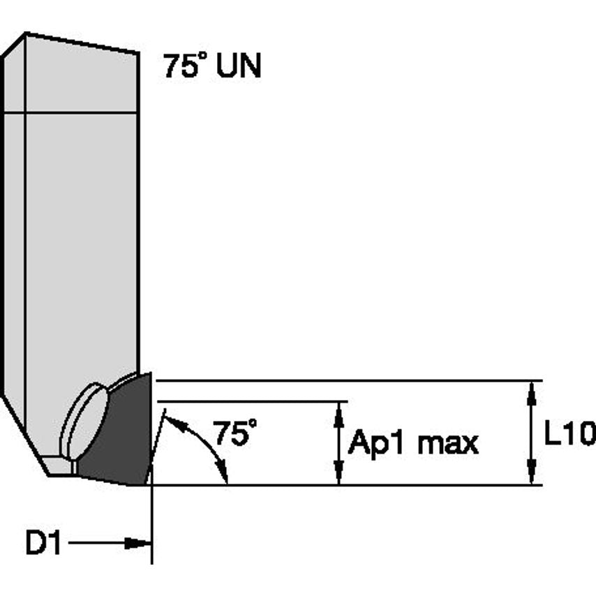 KSCMCA75UN Universal PCD Cartridge 75