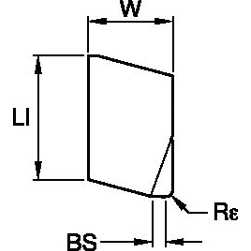KSDR100031E0W0S KBDM PCD Insert Mini-Tip No W