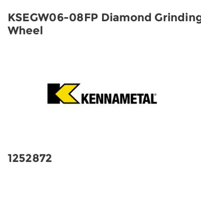 KSEGW06-08FP Diamond Grinding Wheel