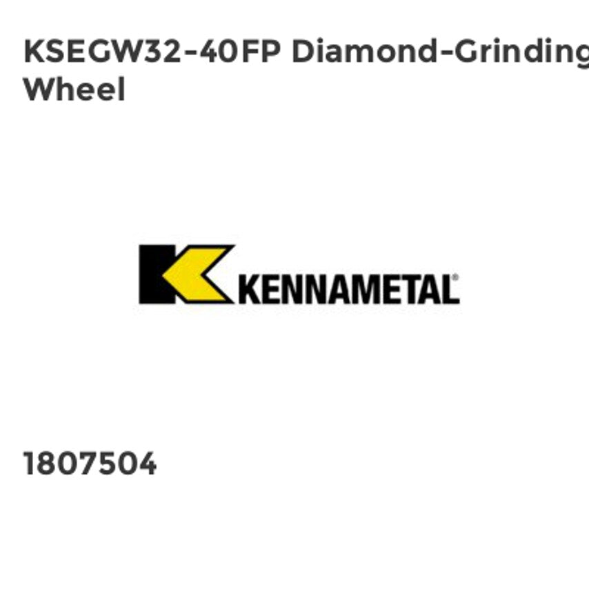 KSEGW32-40FP Diamond-Grinding Wheel