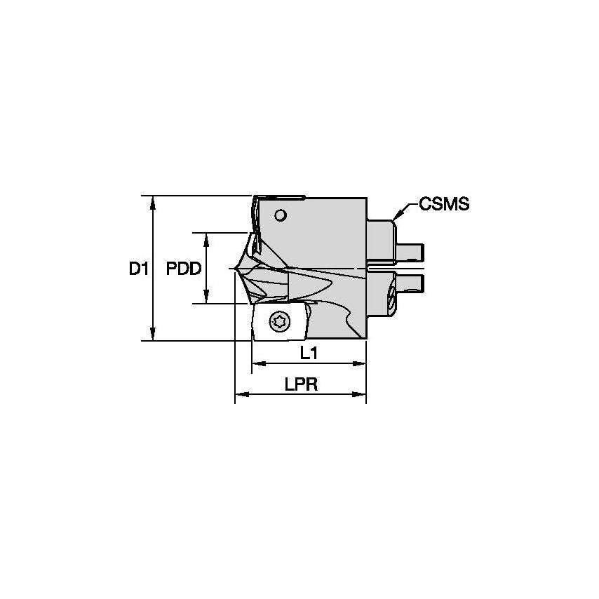 KSEMP2858FDS28A1M KSEMPLUS Head Diameter = 1.125