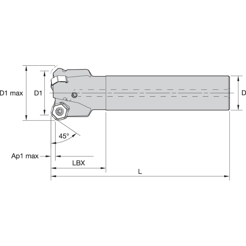 KSHR032D04A25HN06L130 Cylindrical End Mill