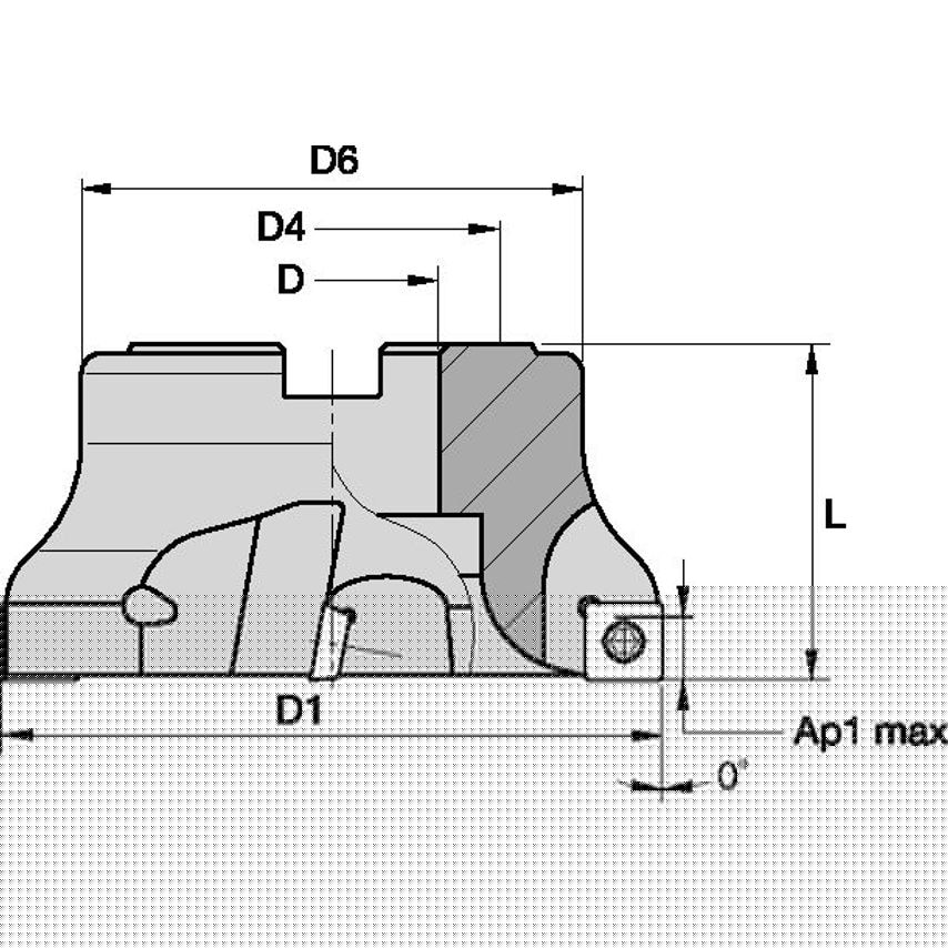 KSSISR300SD430M4 Machining Center Milling Cutte