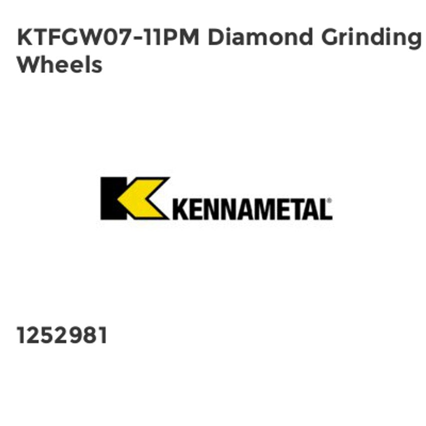 KTFGW07-11PM Diamond Grinding Wheels