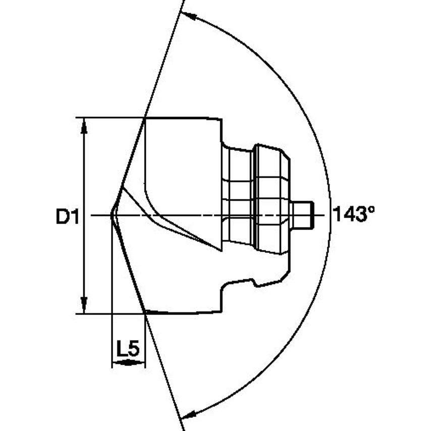 KTFSS06900HPGM KTFS Insert HPG 6, 900MM .2717I