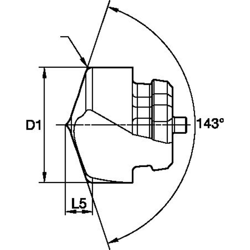 KTFST15875HPCM KTFS Insert HPC 15, 875MM .6250