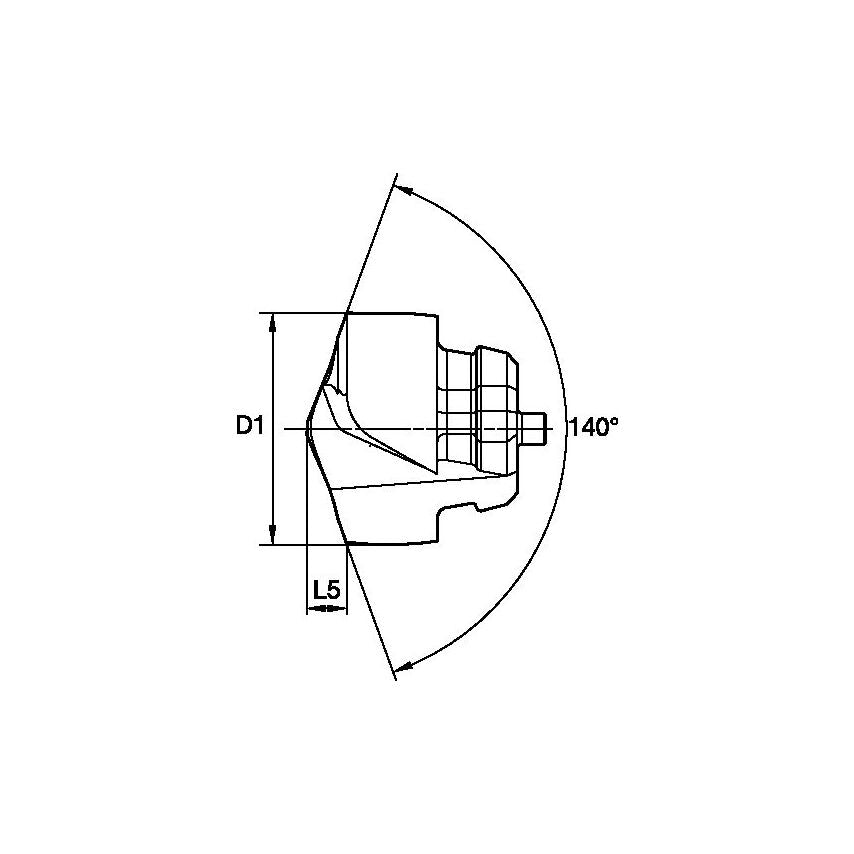 KTFST25600HPLM KTFS Insert HPL 25, 600MM 1.007
