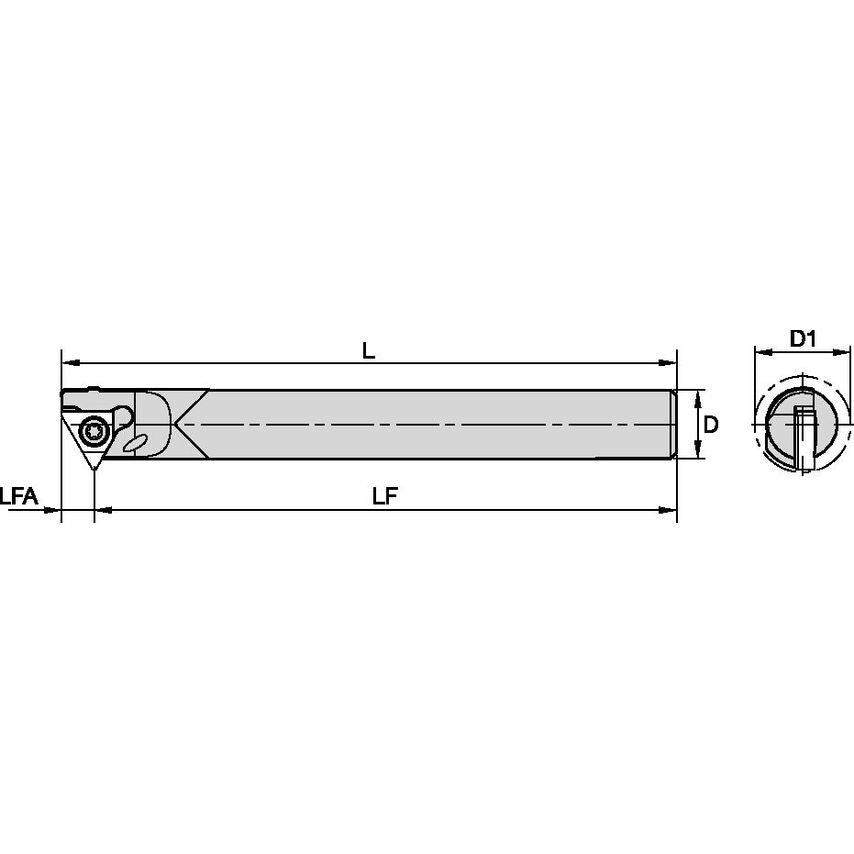 KTMDUCD20L080Z2 KTMD U Style Carbide Shank MET