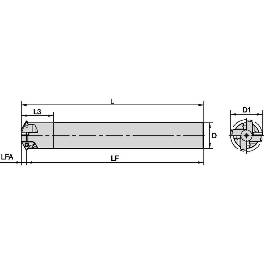 KTMDUED144L512Z3 KTMD U Style Steel Shank Inch