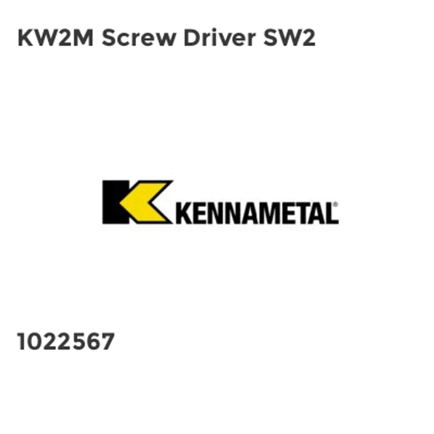 KW2M Screw Driver SW2 - 1022567