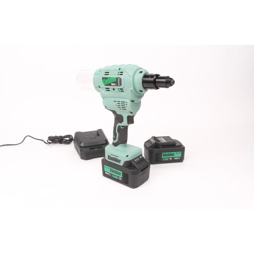 KWT-009 18V Li-ion Brushless Riveter, 2 x 5.0AH Kit