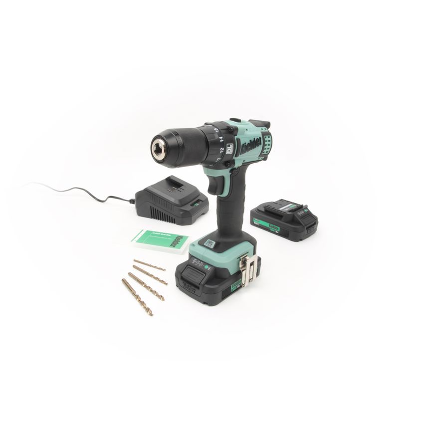 KWT-011 18V Li-ion Brushless 13mm 52nm Drill Driver, 2 x 2.0AH Kit
