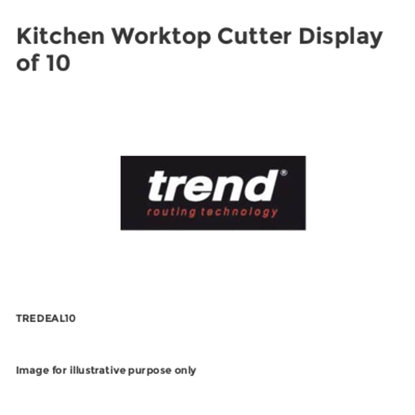 Kitchen Worktop Cutter Display of 10