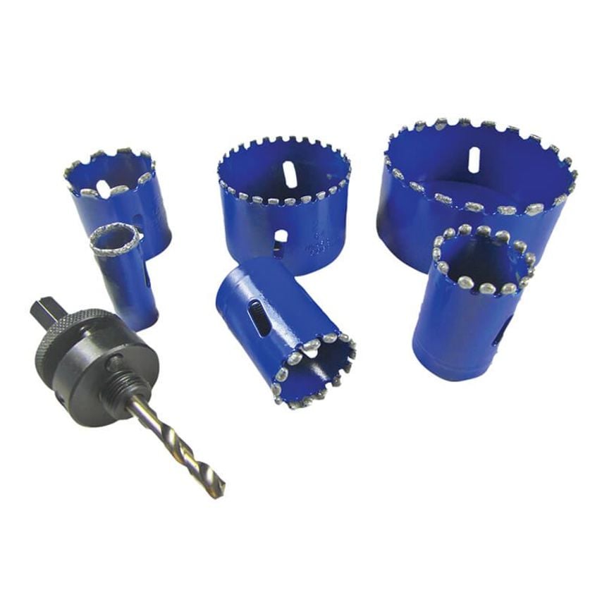 Kitchen & Bathroom Installer Kit Diamond Holesaw Set 6 Piece