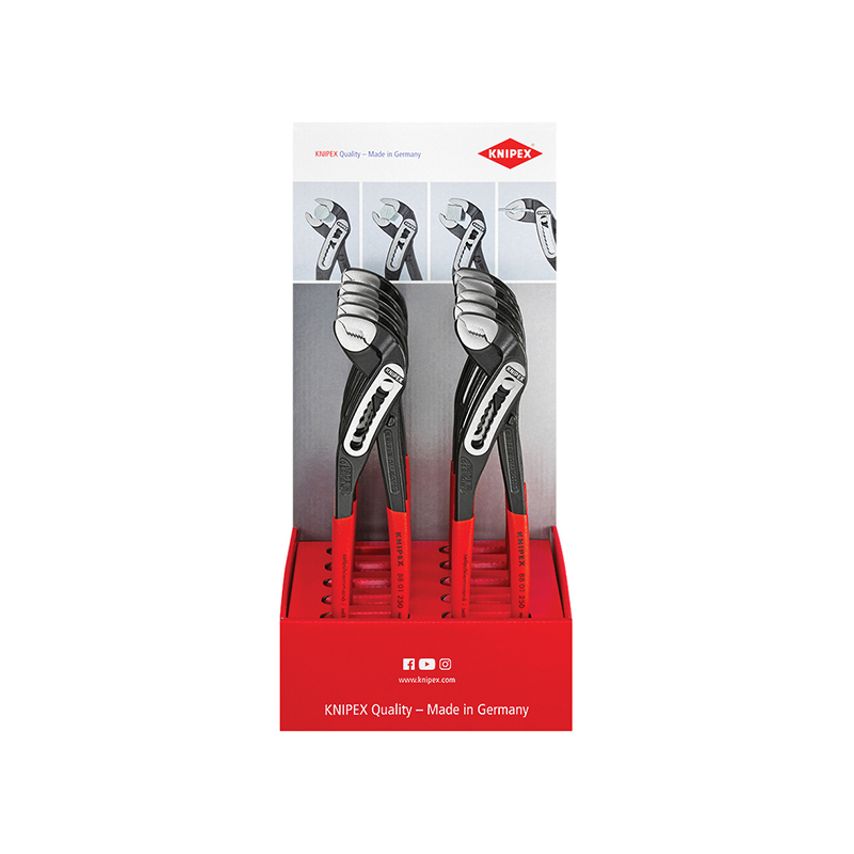 Knipex Alligator Waterpump Pliers Counter Display (10 x KPX8801250) KPX001801V12