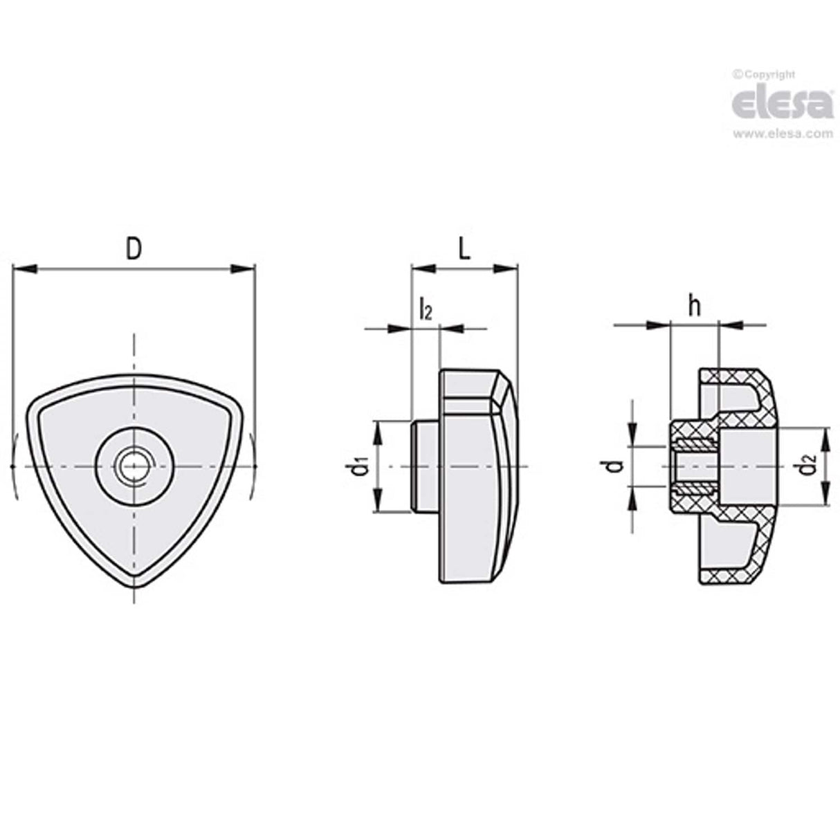Knob-VTR.40 FP-M6 - 83421-E