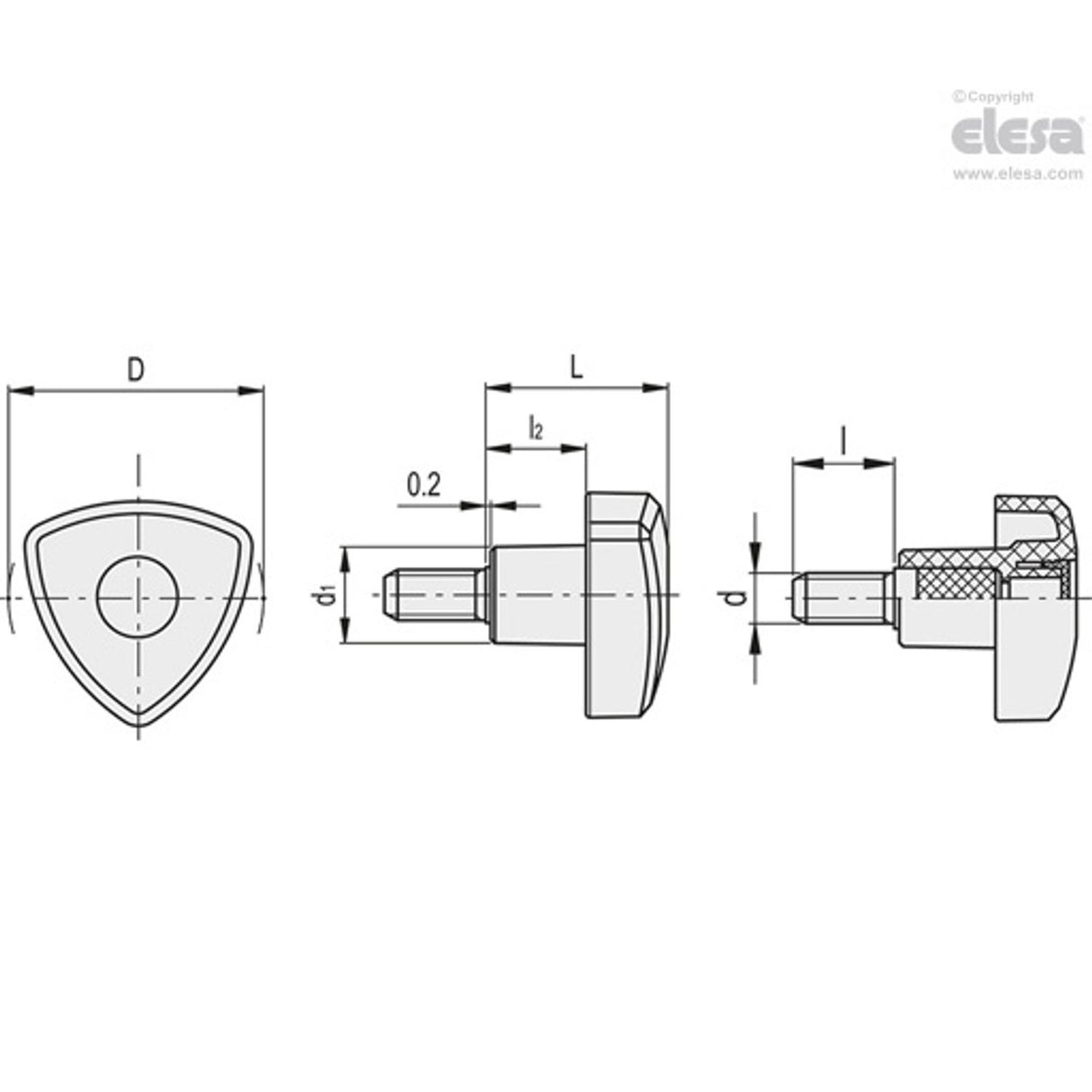 Knob-VTR.50-C9-P-M8X16-C3