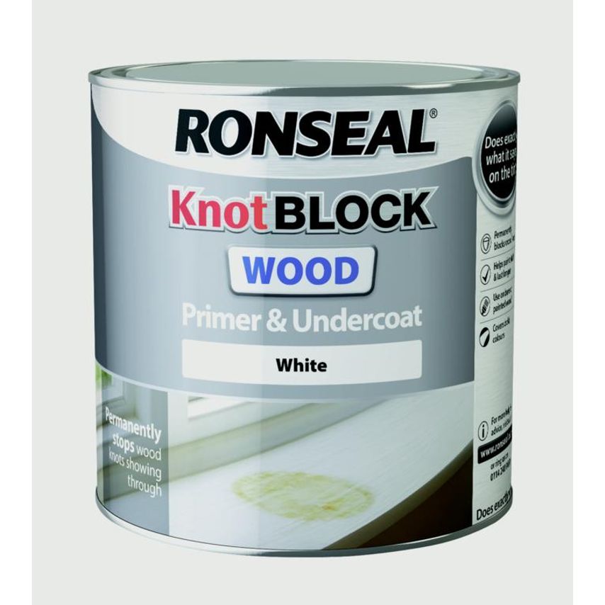 Knot Block Primer & Undercoat White 2.5L