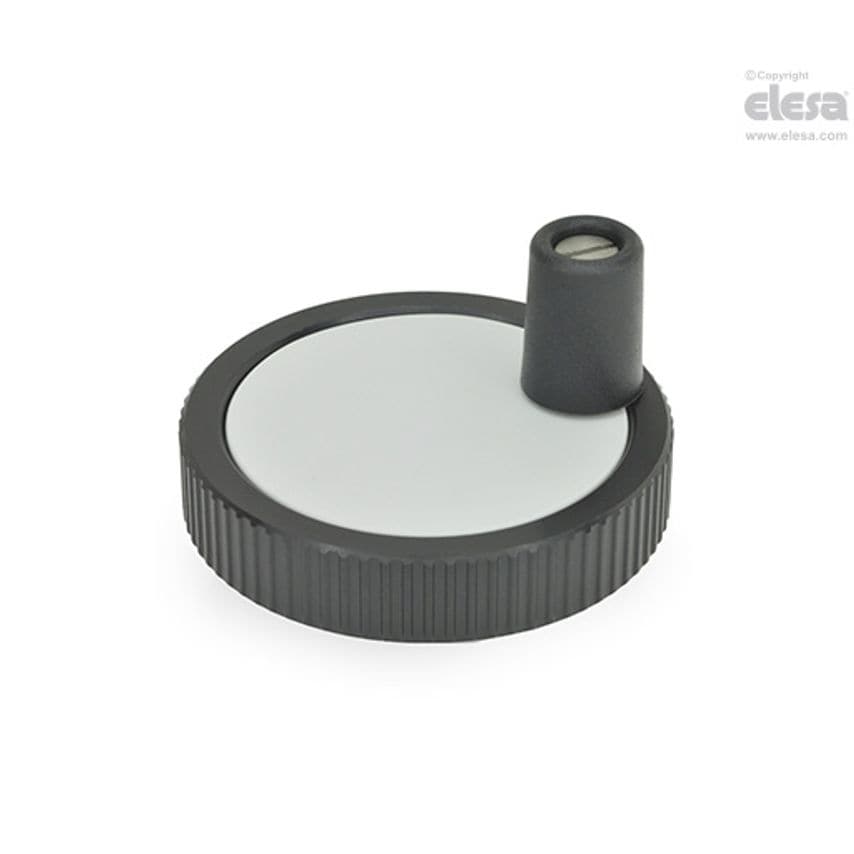 Knurled control handwheel-GN 736-52-B10-D
