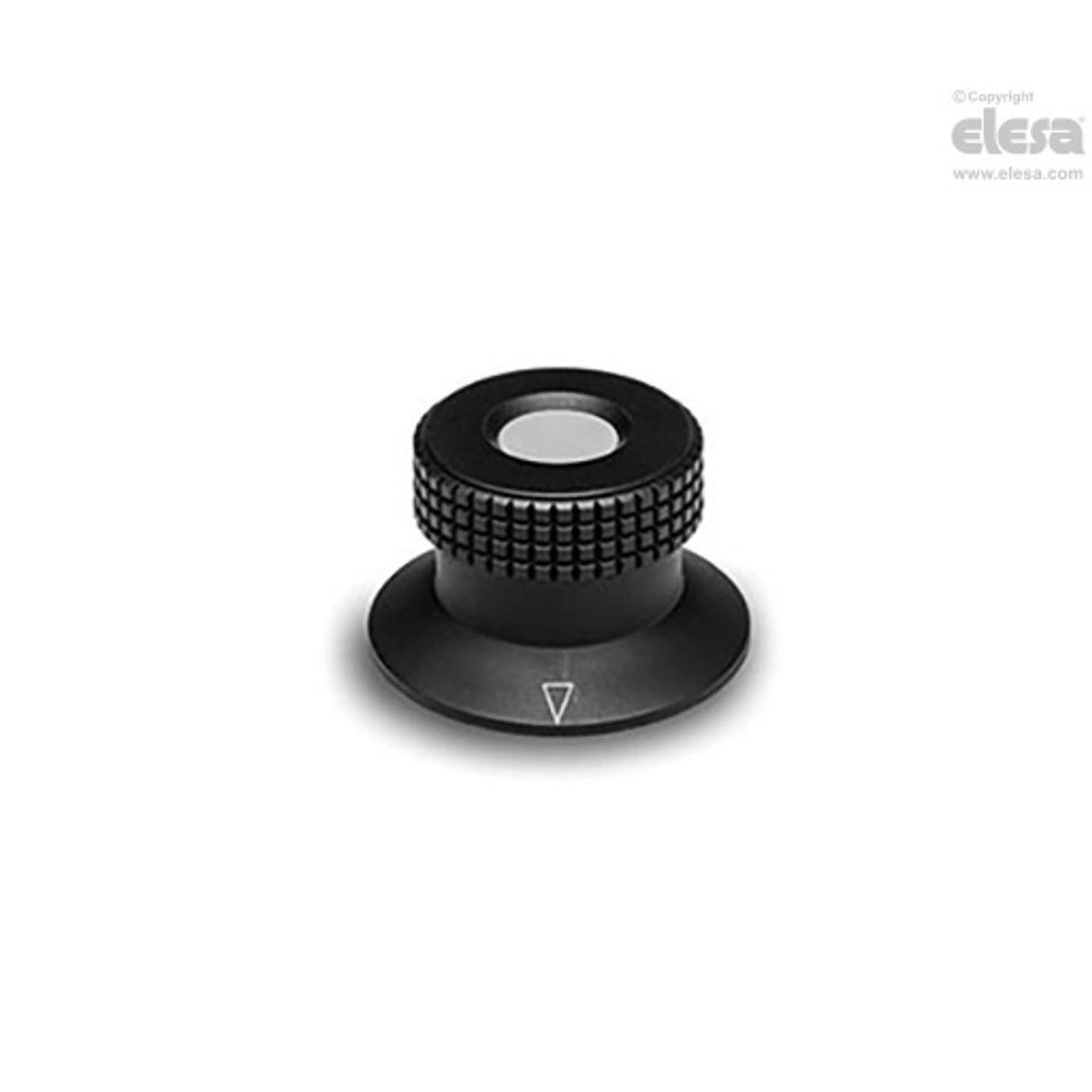 Knurled control knob-MBR.30 B-5+FKP-C6 Red