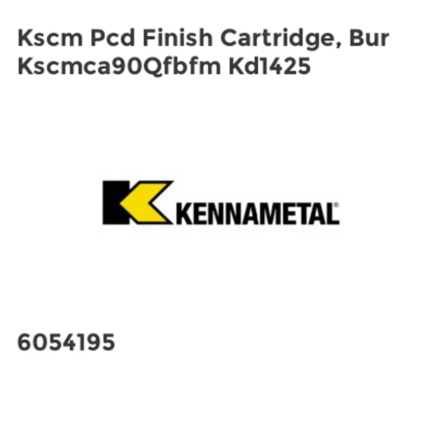 Kscm PCD Finish Cartridge, Bur KSCMCA90QFBFM KD1425